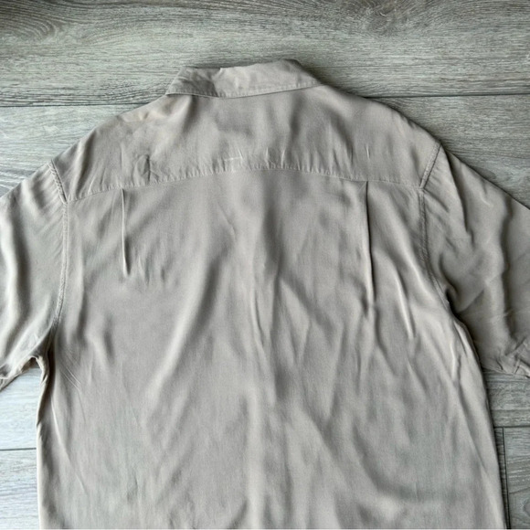 Seven Palm Silky Hawaii Button  Down Shirt - Picture 11 of 13